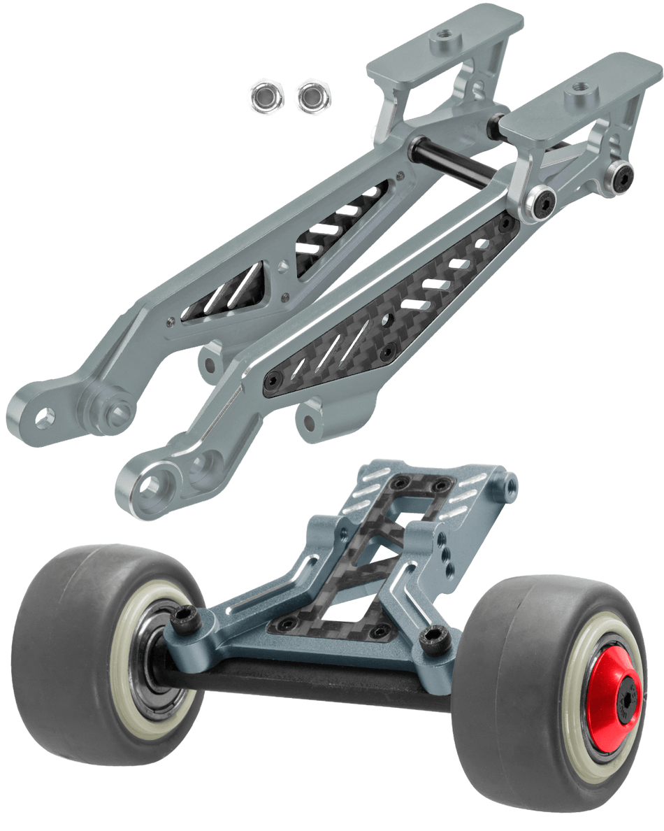 RCarmumb RC Aluminium Wing Mount & Wheelie Bar Set Upgrades Part for Arrma 1/8 Typhon 6S BLX,Kraton 6S BLX,Outcast 6S BLX,Notorious 6S BLX,Talion 6S BLX