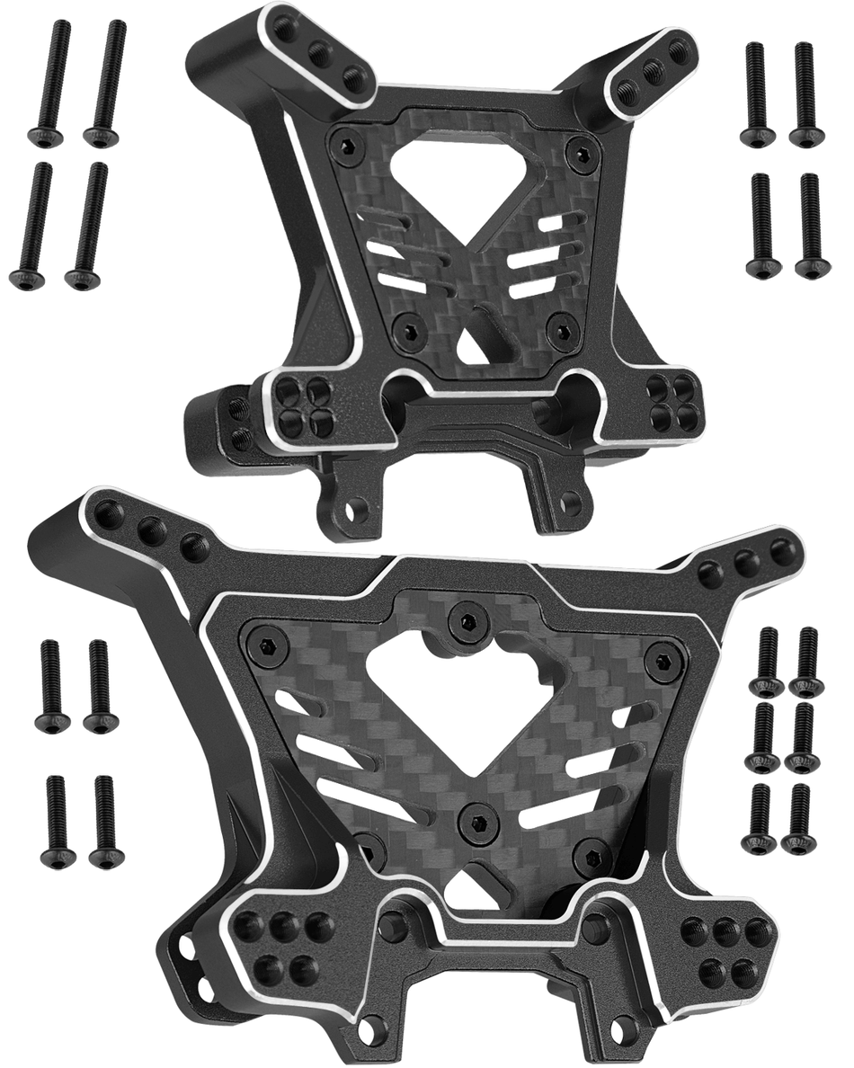 RCarmubWow RC Shock Towers Upgrades Part for 1/10 Traxxas Jato 4X4 Brushless,Jato 4X4 VXL