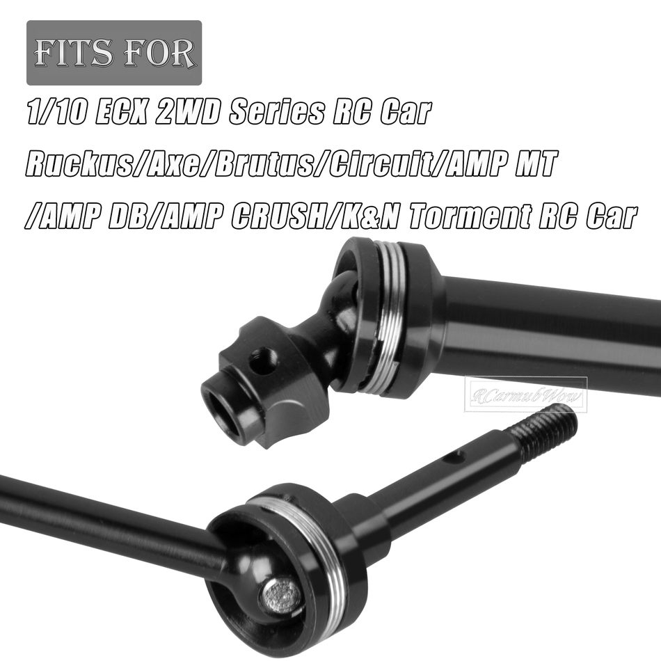 RCarmubWow RC Driveshafts Axles Upgrades Part for 1/10 Traxxas ECX 2WD Series RC Car