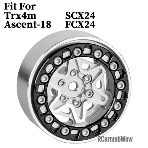 Rcarmumb 1.3 Beadlock for 1/18 TRX4M Ascent-18 1/24 SCX24 FCX24