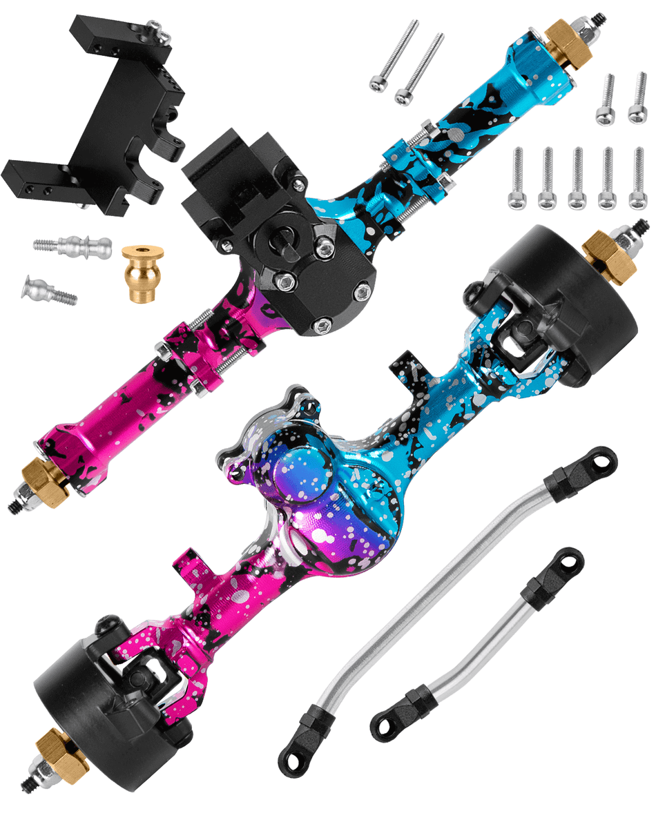 RCarmubWow +5mm Widen Axles Housing Upgrades Part for Axial SCX24 Deadbolt C10 JLU Gladiator Bronco Deadbolt 1/24 RC Crawler
