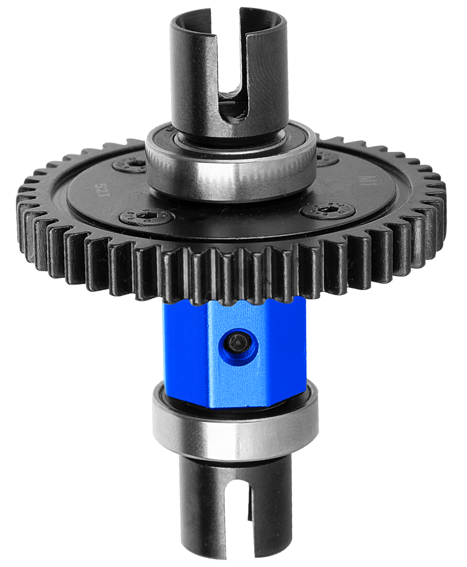 RCarmumb 52T Center Differential Spur Gear Shaft Upgrade Part 1/8 Traxxas Sledge 4WD (#95076-4)Monster Truck