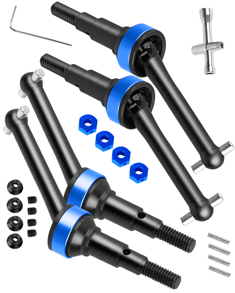RCarmubWow RC Driveshafts Axles Upgrades Part for 1/14 MJX Hyper Go 14301 14302 14303 14304 RC Car
