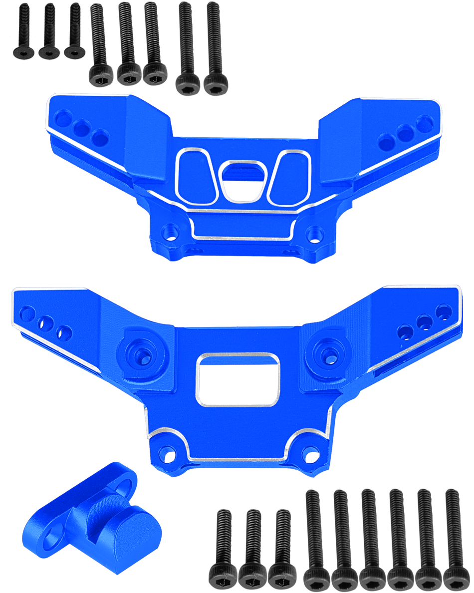 RCarmumb RC Aluminum Shock Tower with Body Shell Mount Clip Upgrade Parts for Arrma 1/16 Mini Kraton 3S