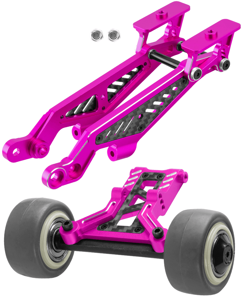 RCarmumb RC Aluminium Wing Mount & Wheelie Bar Set Upgrades Part for Arrma 1/8 Typhon 6S BLX,Kraton 6S BLX,Outcast 6S BLX,Notorious 6S BLX,Talion 6S BLX