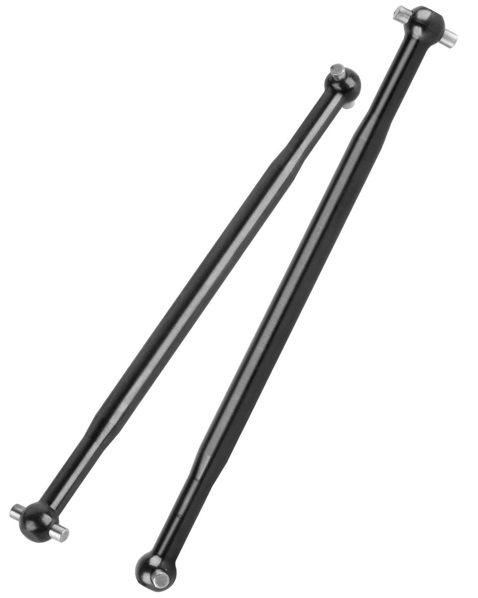 RCarmubWow RC Center CVD Dogbone Upgrades Part for Arrma 1/7 Big Rock/Fireteam/Mojave 6S BLX,Harden Steel Front Rear Center Driveshafts,Replace #ARA310952#AR310460